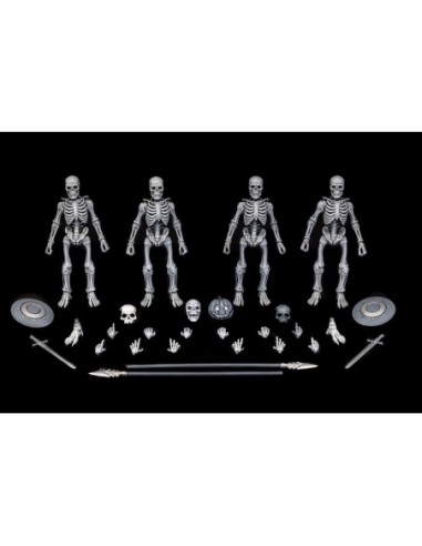 Graveyard Skeletons  Actionfigures 4-Pack Graveyard Skeletons