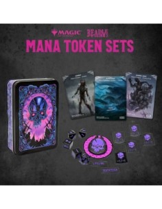 Magic the Gathering Dice and Token Pack Black Mana  Beadle & Grimm´s