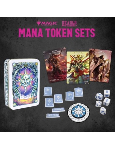 Magic the Gathering Dice and Token Pack White Mana