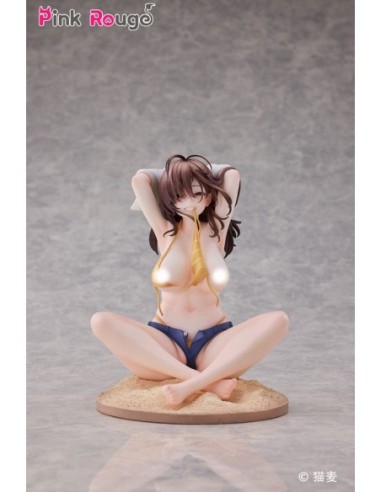 Original Character PVC 1/7 Danjo no Yujo ga Seiritsu Dekinai Type no Onna Tomodachi 15 cm  Pink Rouge