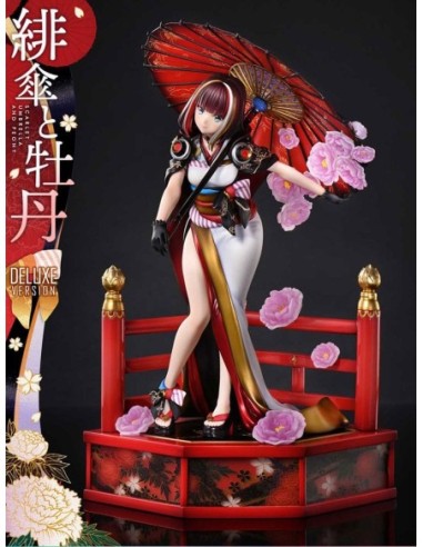 Original Illustration by Fuzichoco Prisma Wing PVC Statue 1/7 Scarlet Umbrella And Peony Deluxe Version 32 cm  Prime 1 Studio