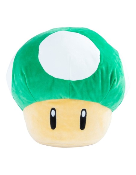 Super Mario Mocchi-Mocchi Mega Plush Figure 1-Up Mushroom 36 cm  Tomy