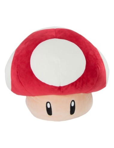 Super Mario Mocchi-Mocchi Mega Plush Figure Super Mushroom Red 36 cm  Tomy