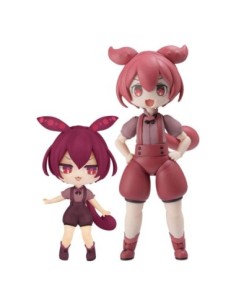 Tohoku Zunko Plastic Model Kit 1/12 Plafia Ankomon Mini Figure Set 10 cm  Plum