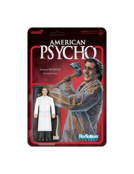 American Psycho (2000) ReAction Action Figure Wave 01 Patrick Bateman (Raincoat) 10 cm  Super7