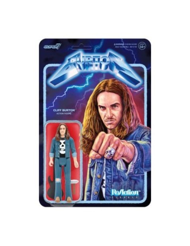 Cliff Burton ReAction Action Figure Wave 01 Cliff Burton 10 cm