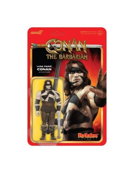 Conan The Barbarian ReAction Action Figure Wave 02 Conan (War Paint) 10 cm  Super7