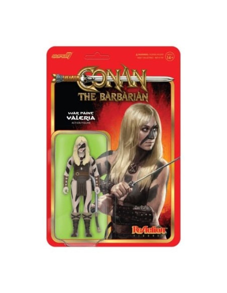 Conan The Barbarian ReAction Action Figure Wave 02 Valeria (War Paint) 10 cm  Super7