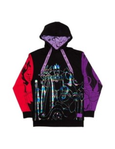 Disney by Loungefly Hoodie Sweater Unisex Villains Color Block