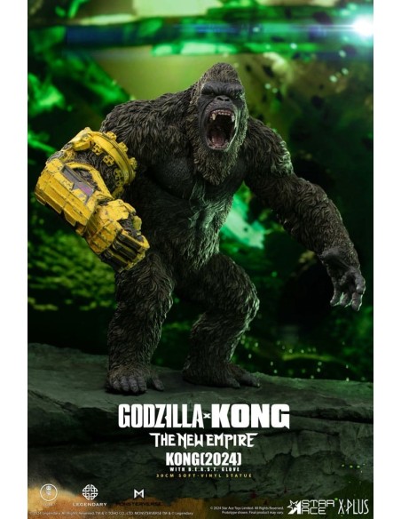 Godzilla vs. Kong: The New Empire Soft Vinyl Statue Kong with B.E.A.S.T. Glove 30 cm  Star Ace Toys