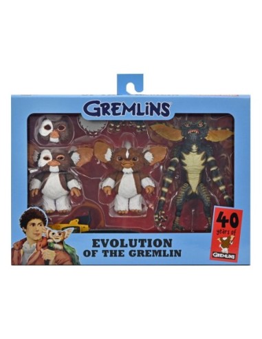 Gremlins Action Figures Evolution of a Gremlin 40th Anniversary Box Set 18 cm