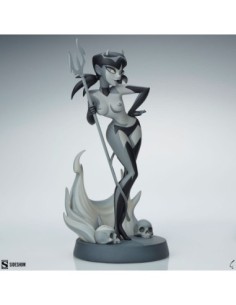 Original Artist Series Statue Devil Girl (Black and White Variant) 30 cm  Sideshow Collectibles