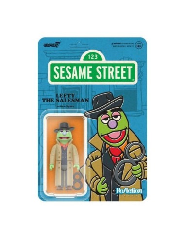 Sesame Street ReAction Action Figure Wave 02 Lefty the Salesman 10 cm