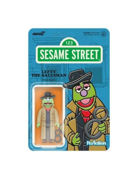 Sesame Street ReAction Action Figure Wave 02 Lefty the Salesman 10 cm