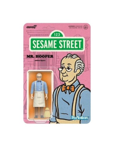 Sesame Street ReAction Action Figure Wave 03 Mr. Hooper 10 cm