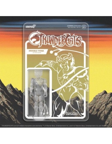 Thundercats ReAction Action Figure Tygra (Clear) 10 cm  Super7