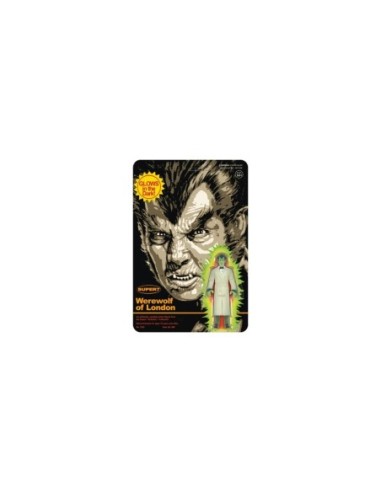 Werewolf of London ReAction Action Figure Wave 02 Werewolf of London (Monster Glow) 10 cm  Super7