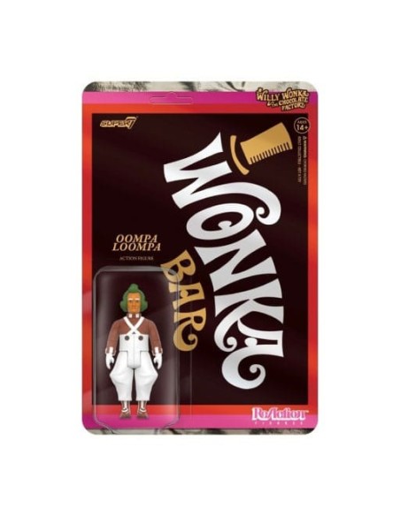 Willy Wonka and the Chocolate Factory (1971) ReAction Action Figure Wave 03 Oompa Loompa 10 cm