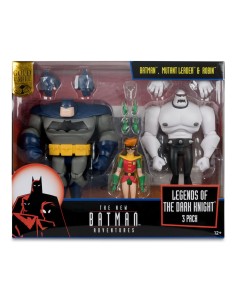 Batman Animated Adventures 3-Pack Legends of the Dark Knight Gold Label 13 cm  McFarlane Toys