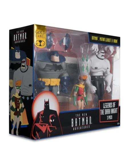 The New Batman Adventures DC Direct Action Figure 3-Pack Legends of the Dark Knight (Gold Label) 13 cm