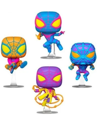 Marvel POP! TV Vinyl Figure 4-Pack Miles Morales (BLKLT) 9 cm