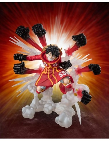 One Piece Figuarts ZERO Extra Battle PVC Statue Monkey D. Luffy -Gum Gum Hawk Gatling- 19 cm  Bandai Tamashii Nations