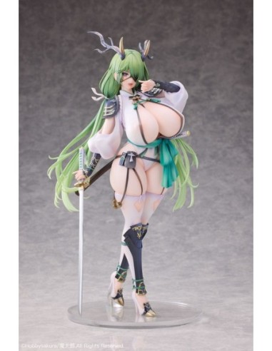 Original Character PVC Statue 1/6 Dokuganryu-chan Illustrated by Mataro 30 cm