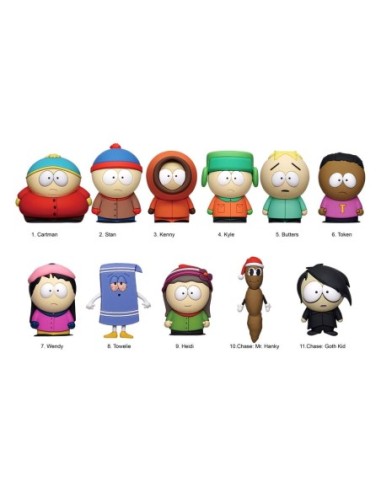 South Park 3D PVC Bag Clips Series 1 Display (24)