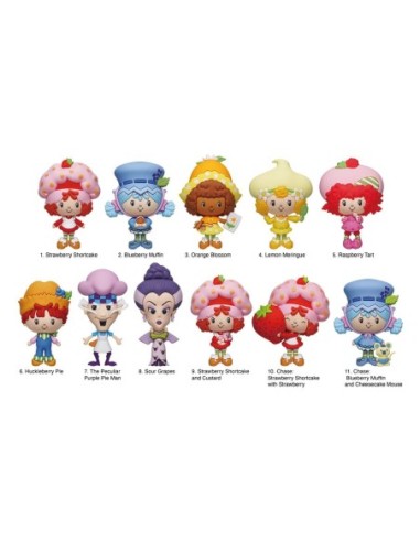 Strawberry Shortcake 3D PVC Bag Clips Series 1 Display (24)