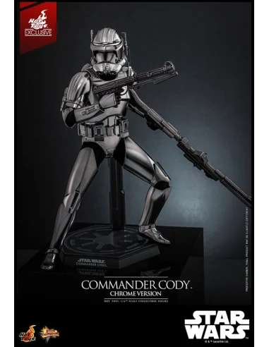 Star Wars Movie Masterpiece Action Figure 1/6 Commander Cody (Chrome Version) Hot Toys Exclusive 30 cm