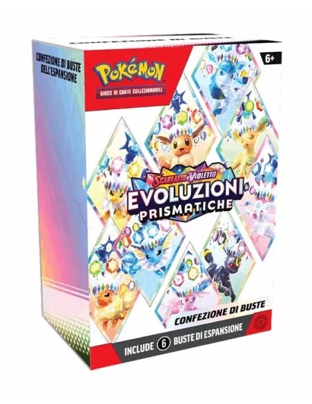 Pokemon SV8.5 Evoluzioni Prismatiche Bundle 6 buste (IT)