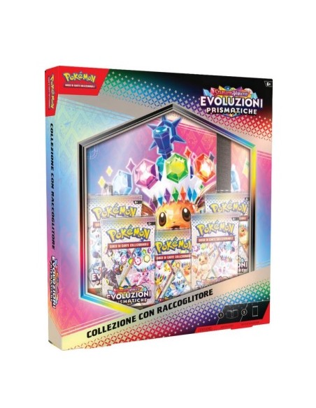 Pokemon SV8.5 Evoluzioni Prismatiche Collezione con Raccoglitore ITA  Pokémon Company International