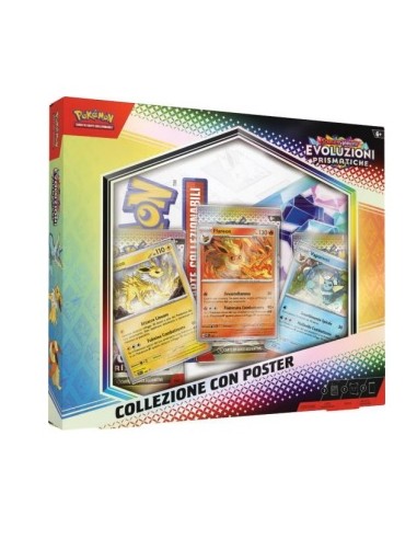 Pokemon SV8.5 Evoluzioni Prismatiche Collezione con Poster ITA  Pokémon Company International