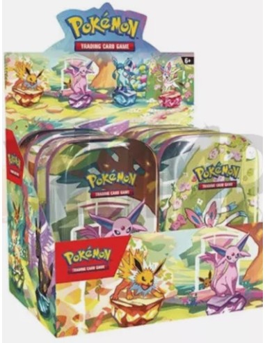 Pokemon SV8.5 Evoluzioni Prismatiche Mini Tin assortito ITA 8PZ  Pokémon Company International