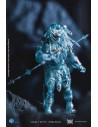 Predator Active Camouflage Scar Figura 18 Cm Previews Exclusive 1/18 Scale  Hiya Toys