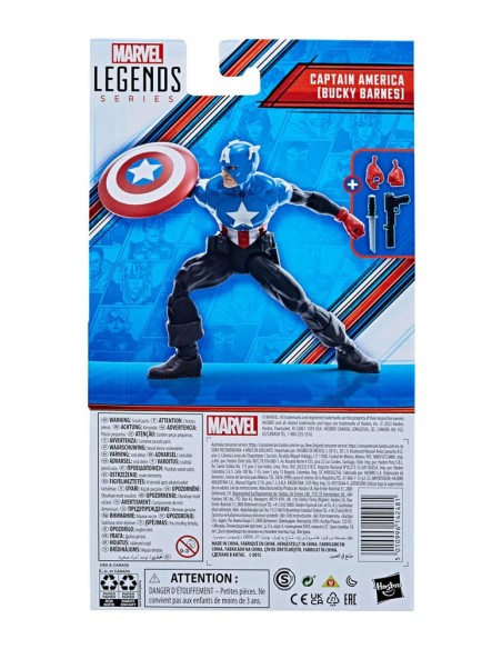 Captain America Bucky Barnes Ver. Fig. 15 Cm Avengers Marvel Legends Series