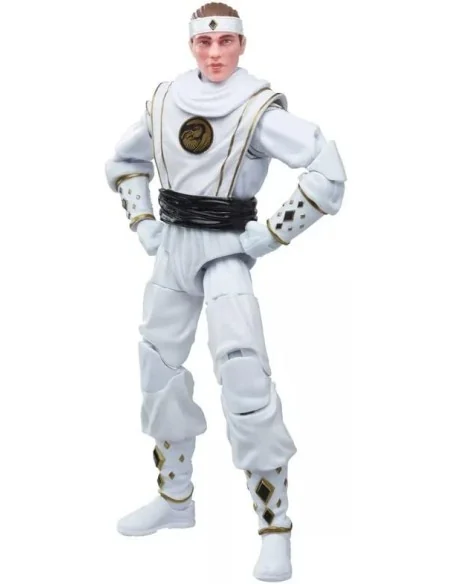 Mighty Morphin Ninja White Ranger Figura 15 Cm Power Rangers Lightning Col. F46765l0