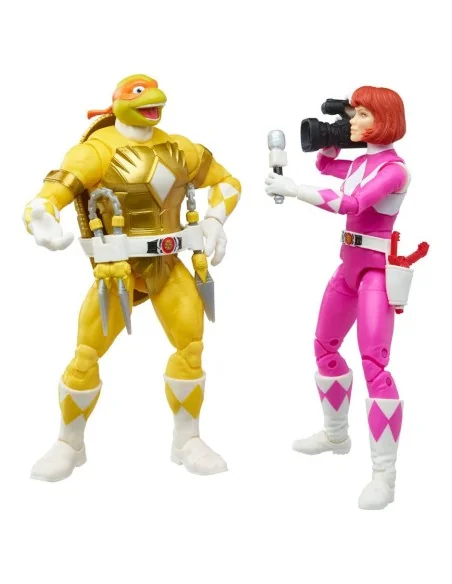 Power Rangers x Ninja Turtles Morphed April O´Neil & Michelangelo  Hasbro