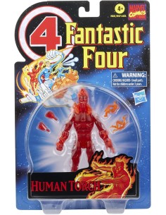 Flame-On Human Torch 15 Cm Fantastic Four Marvel Legends F03515l0  Hasbro