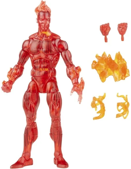 Flame-On Human Torch 15 Cm Fantastic Four Marvel Legends F03515l0  Hasbro