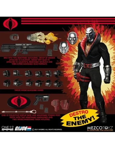 Destro Figura 17 Cm G.I. Joe The One:12 Collective