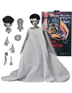 Ultimate Bride Of Frankenstein (B&W) Scale Action Fig. 18 Cm Universal Monsters