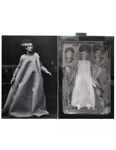 Ultimate Bride Of Frankenstein (B&W) Scale Action Fig. 18 Cm Universal Monsters