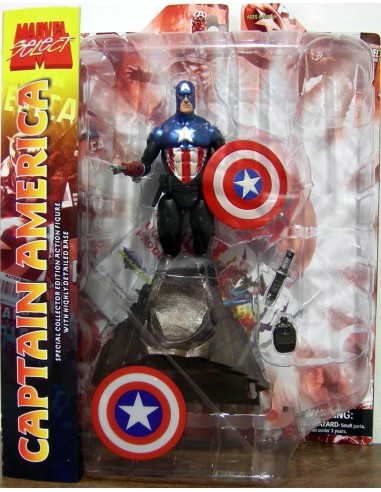 Capitan America Nuevo Figura 18 Cm Marvel Select