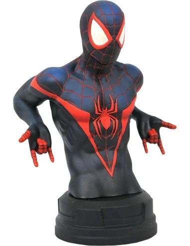 Miles Morales Spider-Man Mini Busto Resina 18 Cm 1/6 Scale Marvel Comics  Diamond Select