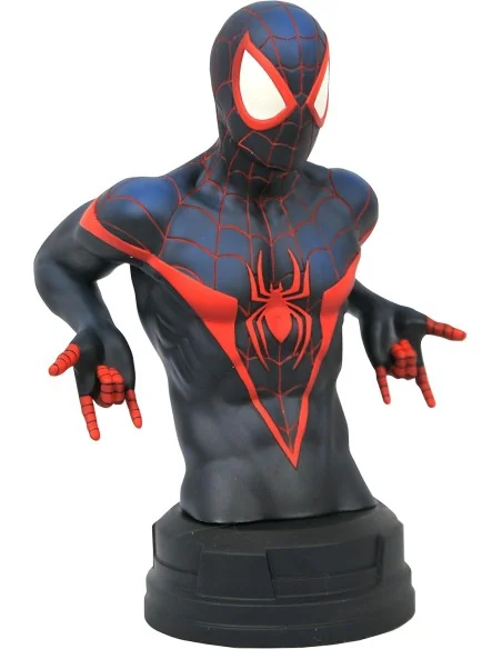 Miles Morales Spider-Man Mini Busto Resina 18 Cm 1/6 Scale Marvel Comics