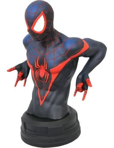 Miles Morales Spider-Man Mini Busto Resina 18 Cm 1/6 Scale Marvel Comics  Diamond Select