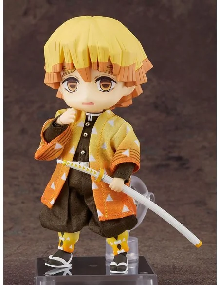 Zenitsu Agatsuma Figura 14 Cm Kimetsu No Yaiba Demon Slayer Nendoroid Doll