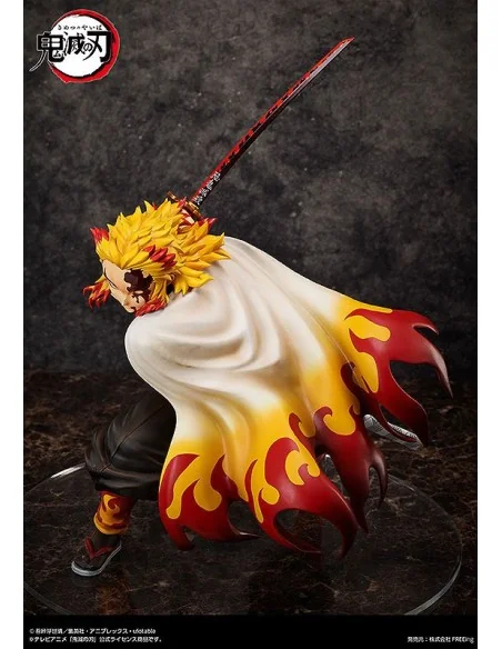 Kyojuro Rengoku Figura 42 Cc Cm Kimetsu No Yaiba 1/4 Scale