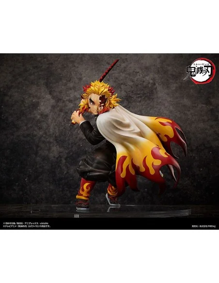 Kyojuro Rengoku Figura 42 Cc Cm Kimetsu No Yaiba 1/4 Scale